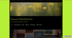 Desktop Screenshot of franceswhitfield.com